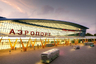 Проект нового аэровокзального комплекса в аэропорту Южно-Сахалинск подразумевает строительство нового терминала с телетрапами, многоярусной парковкой и гостиницами. 
