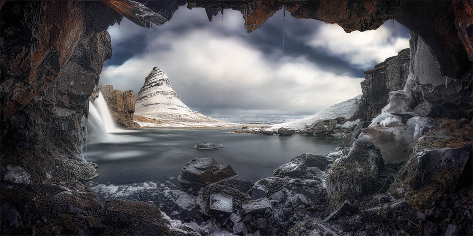 Исландский пейзаж от Алессандро Кантарелли был заявлен в категории фотографов-любителей. 