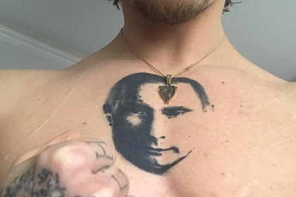Сергей Полунин показал татуировку с Путиным