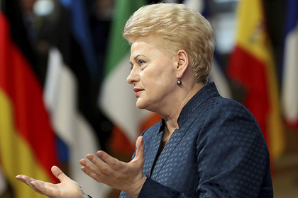 Президент Литвы заявила об угрозах после введения антироссийских санкций