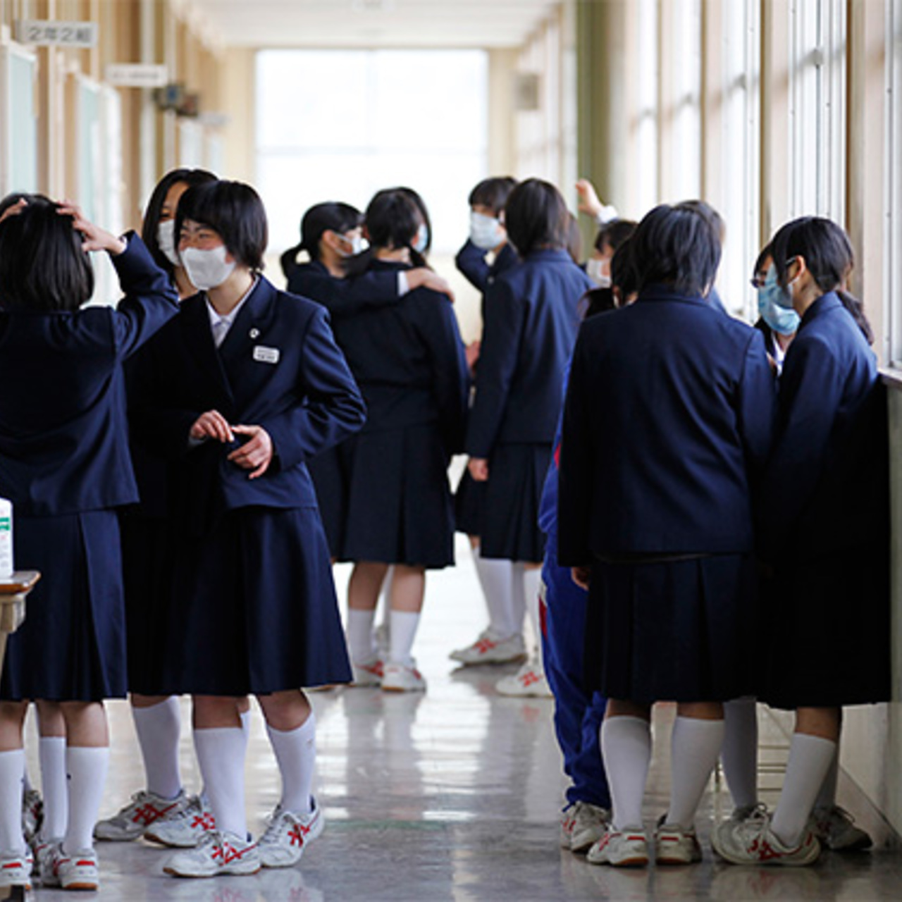 Японки школа без
