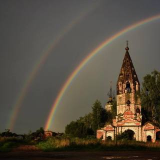 Заброшенная церковь в Ярославской области
