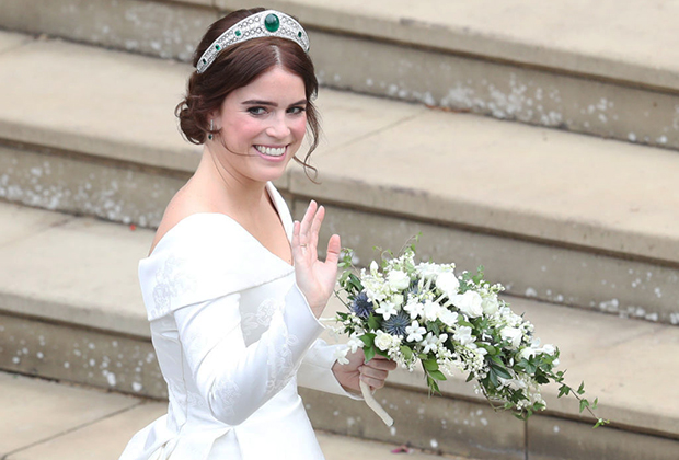 Британская принцесса Евгения выходит замуж в изумрудной тиаре «Русский кокошник»