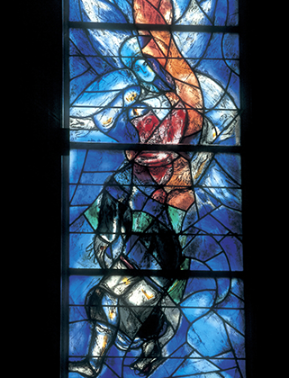 Витражи собора Гроссмюнстер авторства Марка Шагала