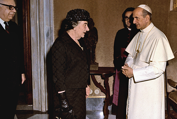 Встреча Меир и римского папы Павла VI, 1973 год