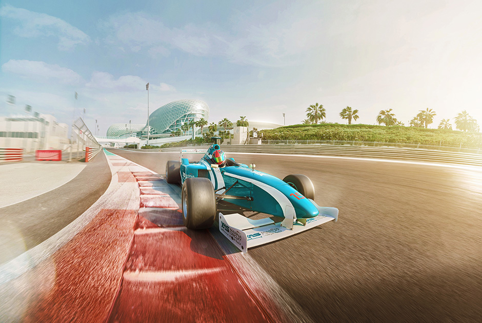 В Абу-Даби регулярно проводятся гонки Formula-1. Специально построенная трасса на острове Яс в свободное от соревнований время, находится в распоряжении всех любителей скорости, желающих прокатиться на болиде. Для этого нужно заранее на сайте компании выбрать машину и пилота.
