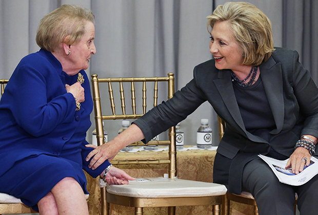 Мадлен Олбрайт и Хиллари Клинтон, 2014 год