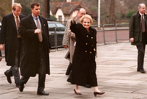 Олбрайт в Лондоне в 1997 году