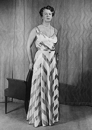 Элеонора Рузвельт в платье от Арнольда Констебля