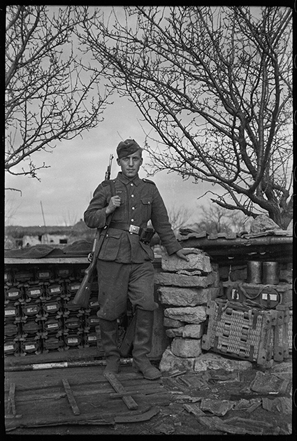 Портрет немецкого солдата. Украина, 1941 год.