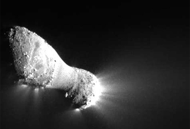 Дегазация ядра кометы