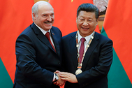 Президент Белоруссии Александр Лукашенко и председатель КНР Си Цзиньпин