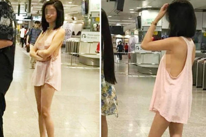 Полуголая женщина в метро взбудоражила прохожих