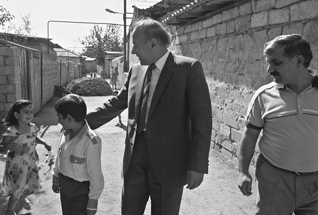 Гейдар Алиев в Нахичевани (Азербайджанская ССР)