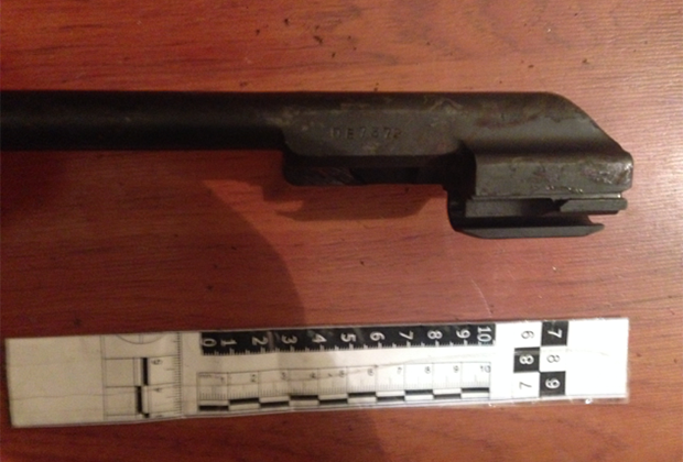 Оружие, изъятое следствием при обыске у киллера 29 декабря 2015 года