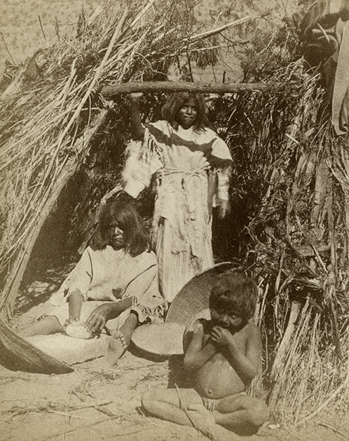 Индейские девушки на плато Кайбаб, что на берегу реки Колорадо. 1873 год.