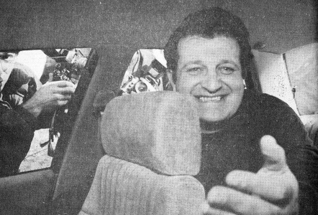 Март 1993 года. Шабтай Калманович сразу после выхода из тюрьмы в Израиле