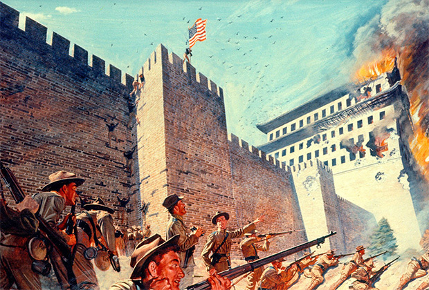 Х. Чарльз Макбаррон «Американские войска в Пекине в августе 1900 года»