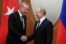 Турецкий лидер Реджеп Тайип Эрдоган и президент России Владимир Путин