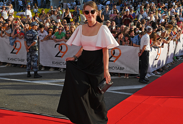 Ксения Собчак на церемонии открытия 29-го российского фестиваля «Кинотавр»