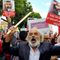 Акция протеста в Тунисе в связи с убийством Джамаля Хашогги, проходившая во время визита в страну принца Мухаммада бин Салмана
