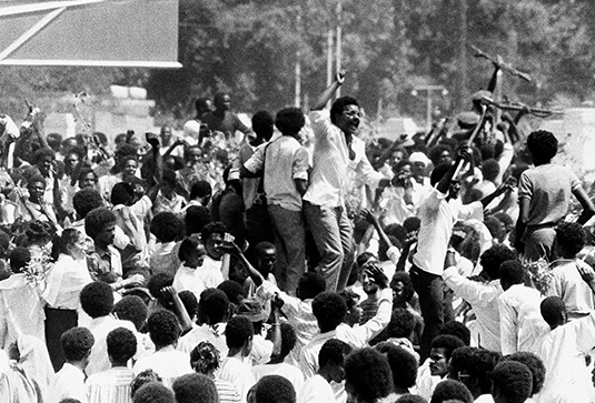 Суданцы после переворота 6 апреля 1985 года