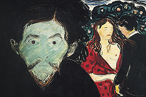 Фрагмент картины «Вампир», 1895