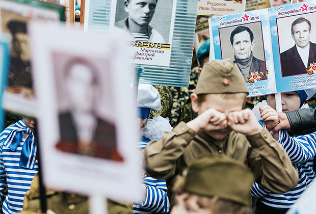 Участники детского Парада Победы в Иваново