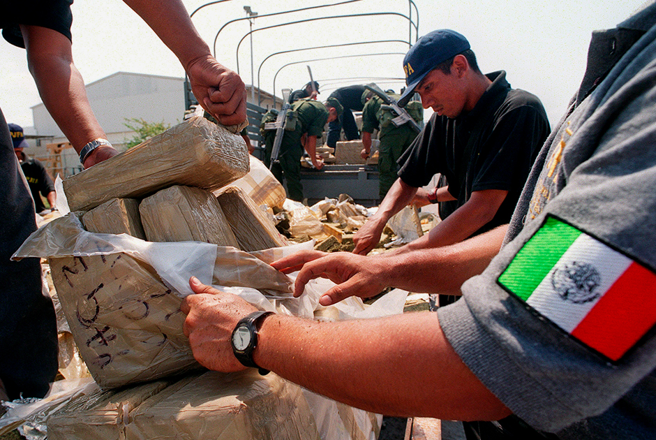 Полиция Мексики готовится сжечь 2,5 тонны наркотиков