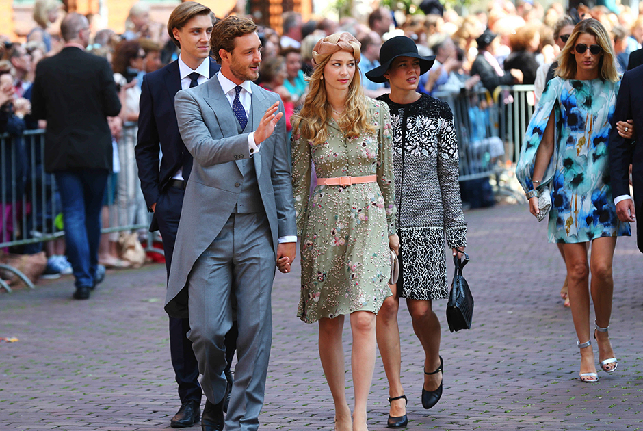 Беатриче, Шарлотта и Пьер Казираги в Ганновере на свадьбе принца Эрнста Августа Ганноверского, 2017 год