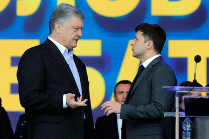Петр Порошенко и Владимир Зеленский