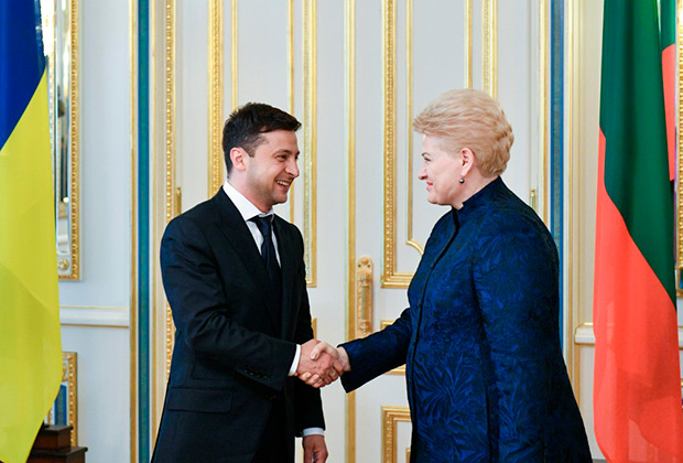 Владимир Зеленский встретился с президентом Литвы Далей Грибаускайте