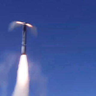 Пуск крылатой ракеты «Оникс» с БРК «Бастион»