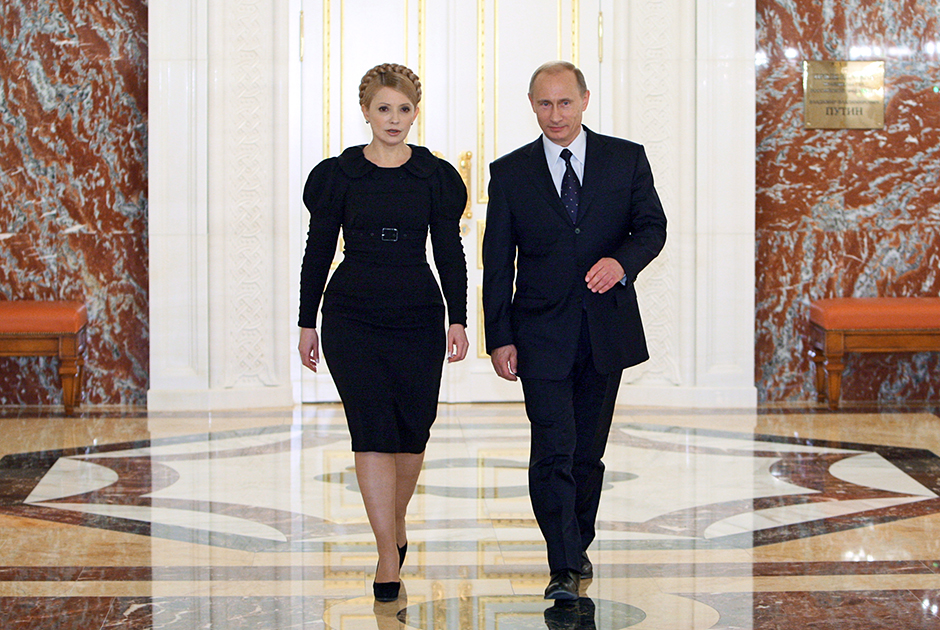 Юлия Тимошенко и Владимир Путин, Москва, 2009 год