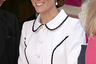 Герцогиня Кембриджская Кэтрин на церемонии вручения Благороднейшего ордена Подвязки в платье Catherine Walker