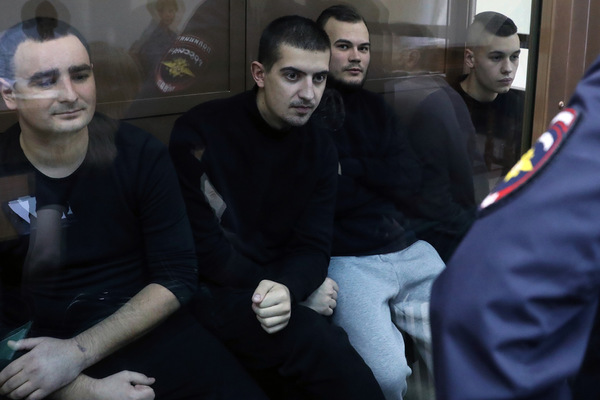 Задержанные украинские моряки 