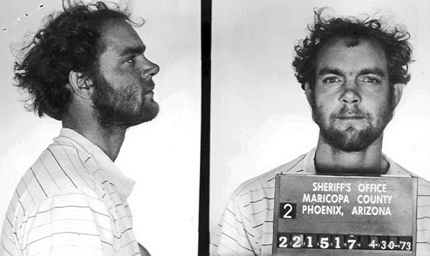 Фото преступника, сделанное в 1973 году