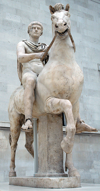 Конная статуя Калигулы. Британский музей, Лондон.