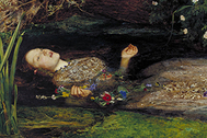 Фрагмент картины «Офелия»