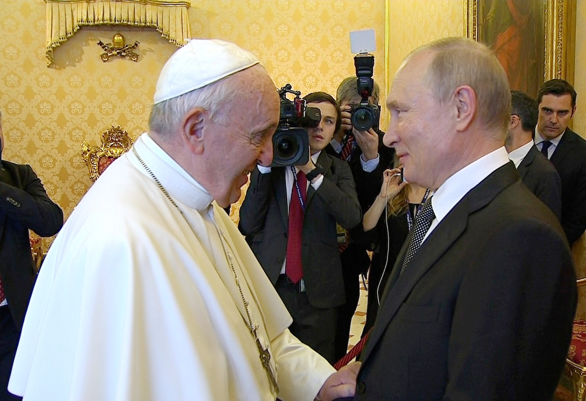 Путин и папа Римский встреча 2019
