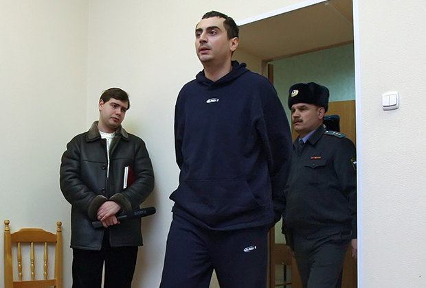 Вице-мэр Новосибирска Александр Солодкин в зале суда