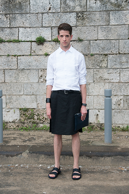 Модный консультант Алехандро Де Леон в Париже, 2016 год