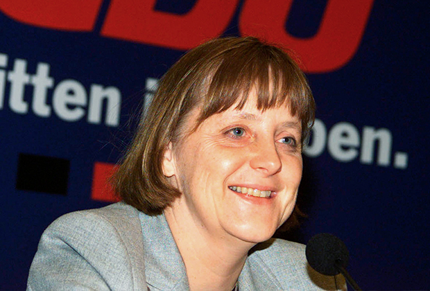 Ангела Меркель — кандидат в председатели ХДС. 1998 год