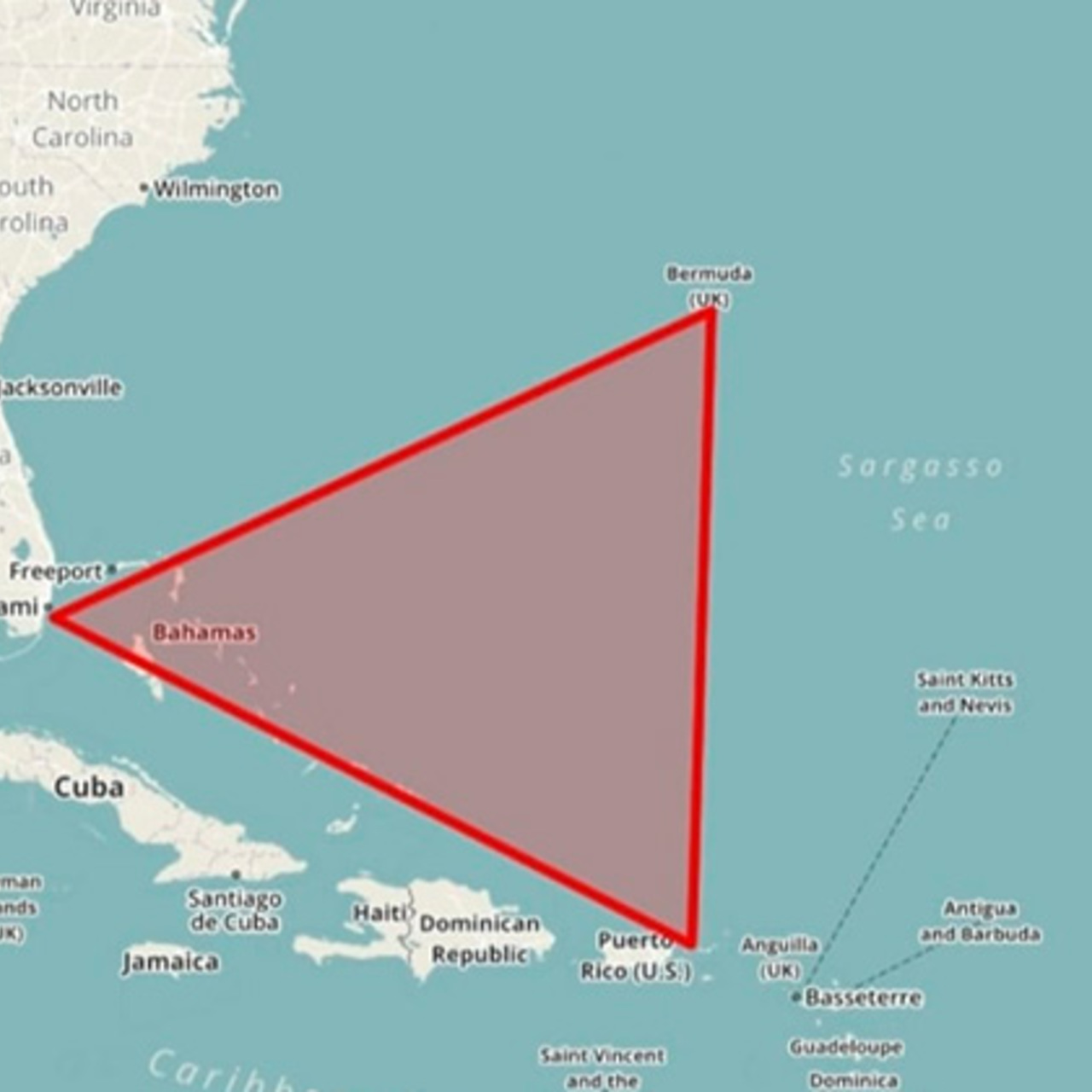 Багамы Бермудский треугольник