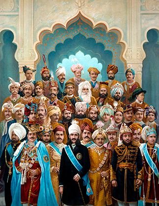 Портрет сорока индийских махараджей