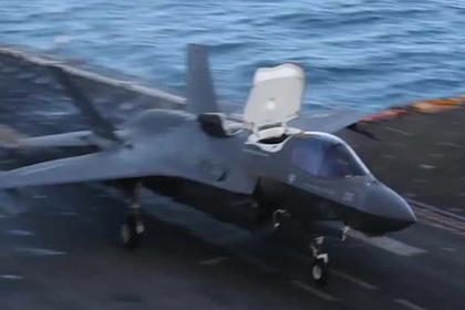 Укороченный взлет F-35B попал на видео