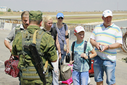 На Украине рассказали о пропуске россиян через границу