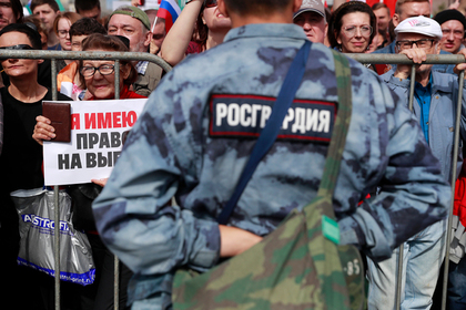 Число задержанных за массовые беспорядки в Москве увеличилось вдвое