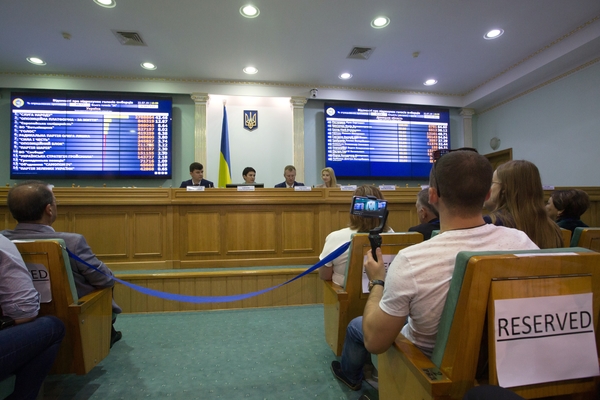 Пресс-конференция в ЦИК Украины