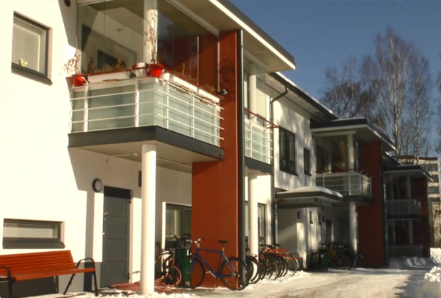 Жилой комплекс для бездомных в Хельсинки